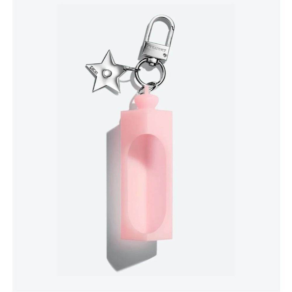 Dior Beauty Lip Glow Oil Bag Charm Keychain